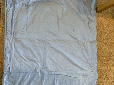 WB Weighted Blanket Plus Twin Size Blue Flannel