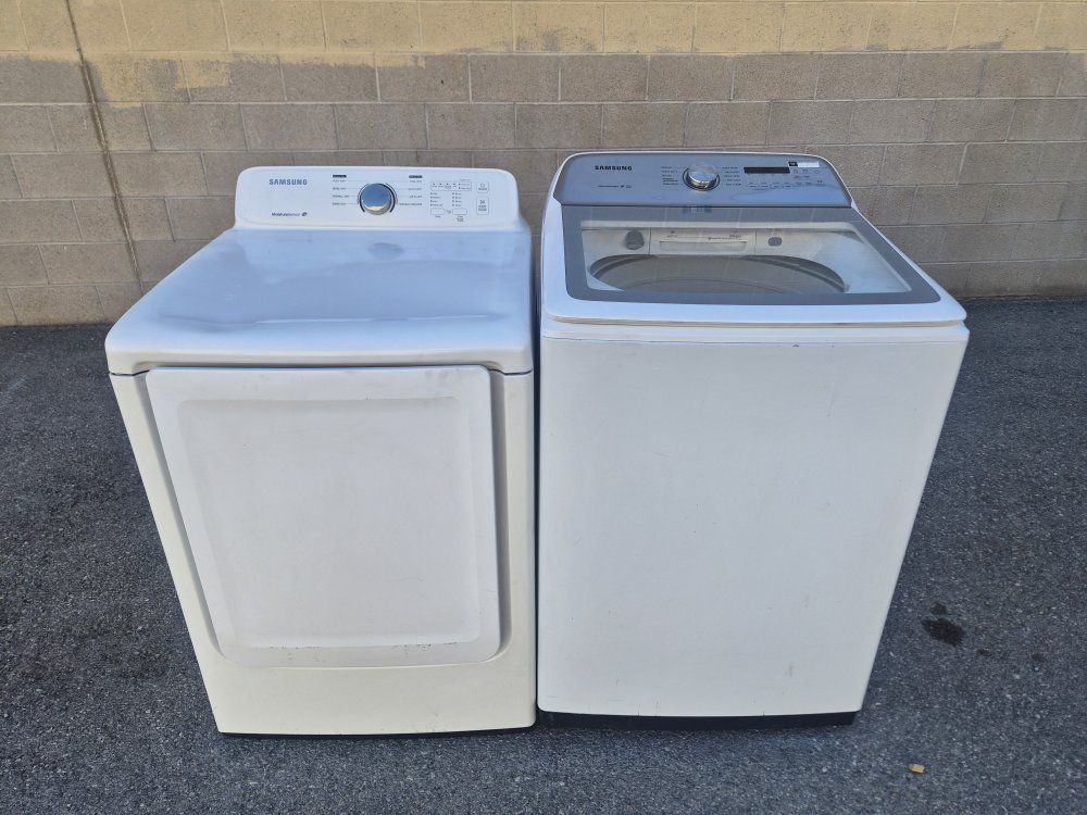 SAMSU G WASHER AND    ELECTRIC DRYER FREE  DELIVERY !