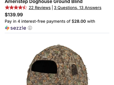 *new* Ameristep Doghouse Ground Blind