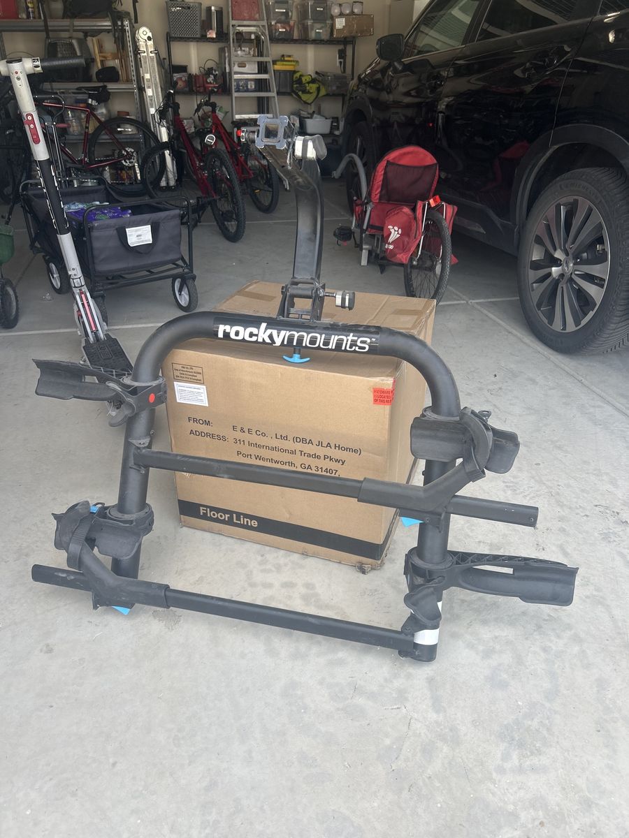 RockyMounts Hitch Mounted Bike Rack - Durable, Secure, 2-Bike Capacity
