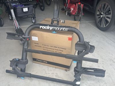 RockyMounts Hitch Mounted Bike Rack - Durable, Secure, 2-Bike Capacity