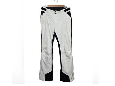 Bogner Fire + Ice Stretch Boot Cut Ski Pants Adjustable Waist White & Black US 8