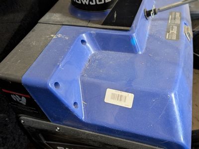 Snow Joe Electric Snow Blower Blue and Black
