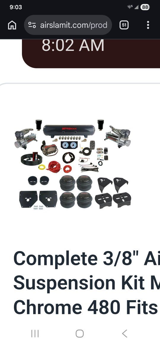 Airmaxx air bag kit