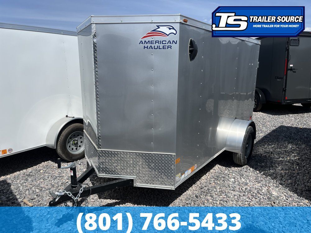 5x10 American Hauler Arrow Deluxe Enclosed Cargo Trailer - 5'6" Interior - 3.5K GVWR - Ramp Door