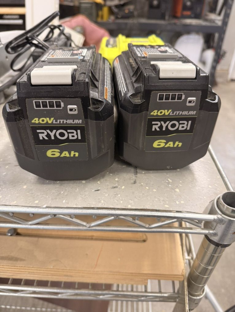 Ryobi 40 V Batteries