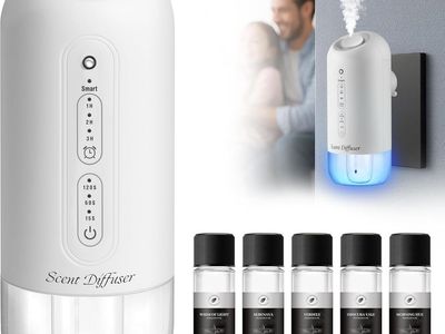 NEW Plug in Diffuser Starter Kit, 700 Sq Ft Coverage, Smart Wall Design, Cold-Air Mist, 3 Mist Levels