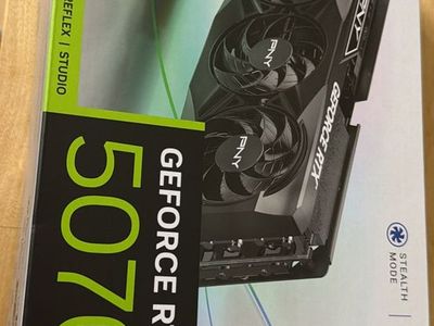 PNY GeForce RTX 5070 Ti 16GB GDDR7 Overclocked Graphics Card