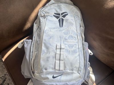 Nike Kobe Bryant Mamba Backpack White Gray Basketball Gear