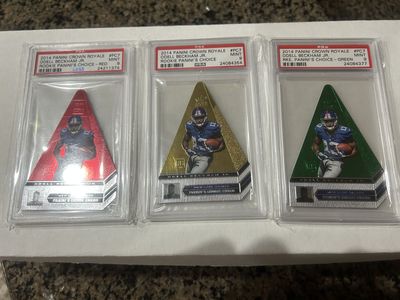 Odell Beckham Jr PSA 9 Rookie Die cut cards