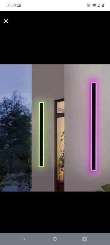 Set of two Ozarke immense RGB OUTDOOR Wall lamp ip