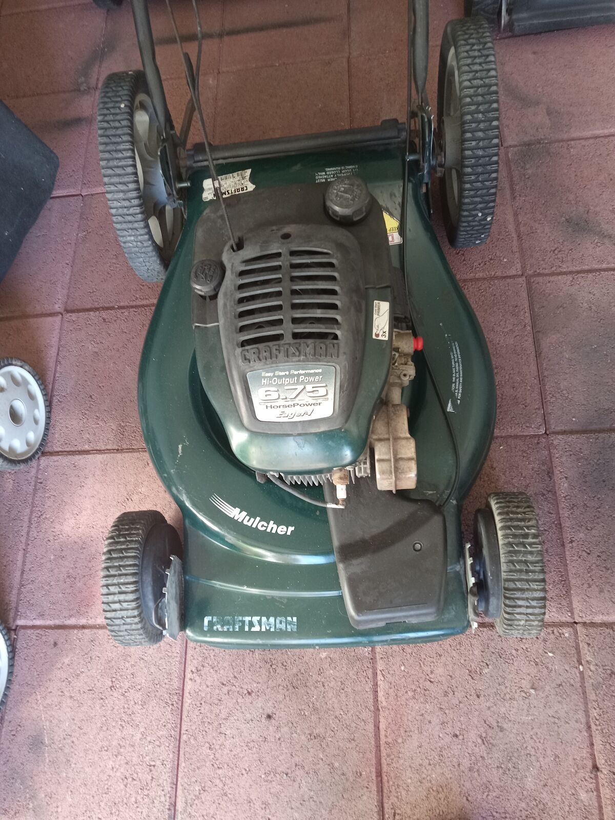 Toro and craftsman 22in high wheel self propelled mower