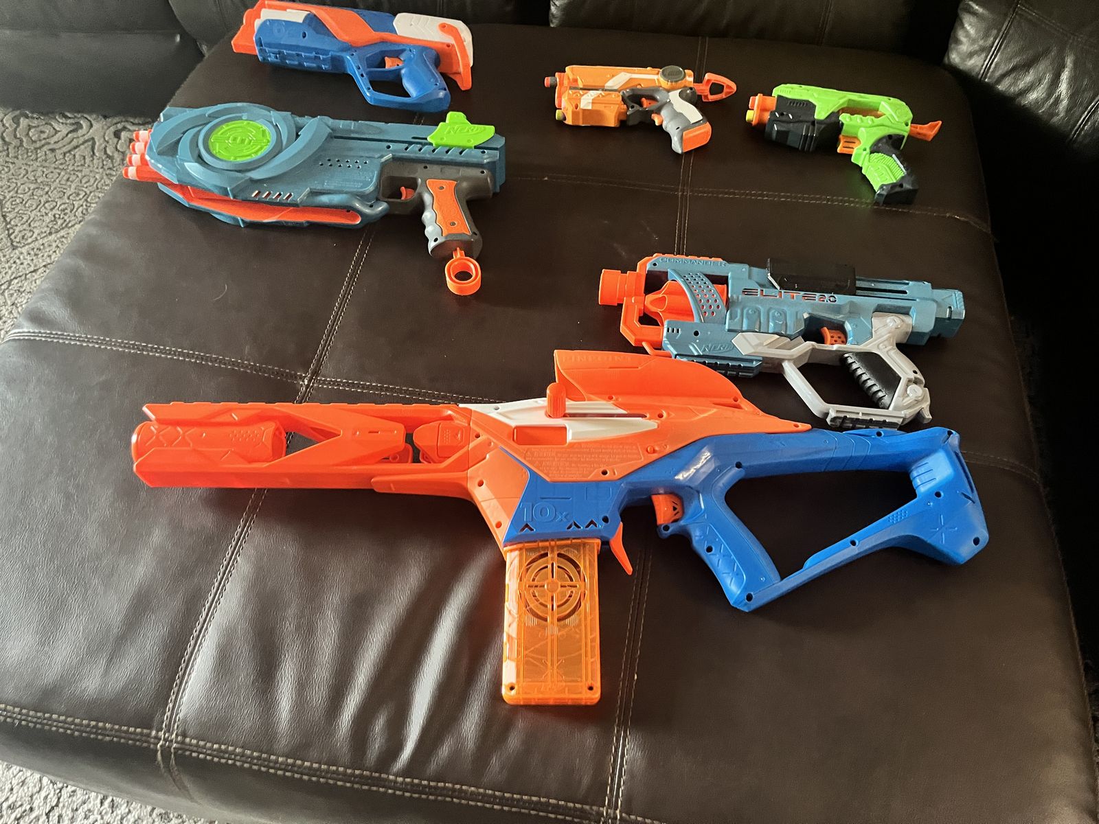 6 Nerf Blasters – All Work Great