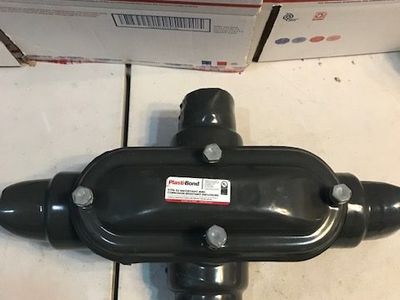 2" plasti-bond 4-way conduit body PRHX68