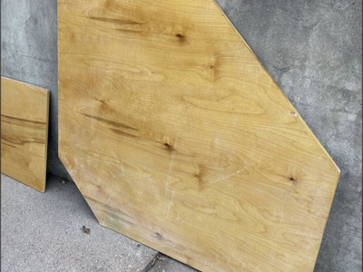 Finished Wood Corner Desk/Table