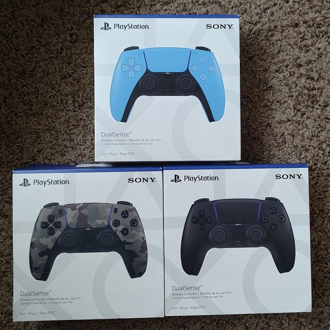 New PS5 DualSense controllers