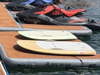 Dock Holiday EFoil Inflatable Dock 2-Port, PVC/EVA Foam Decking