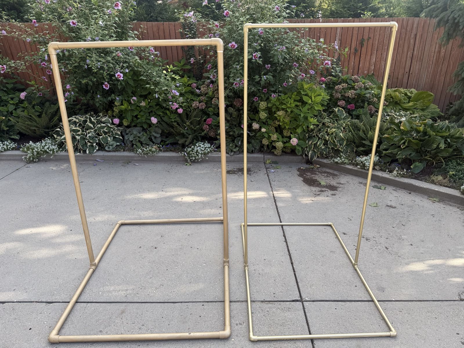 Wedding Gold Painted sign holder
