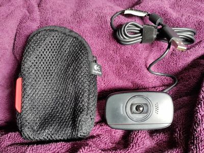 Logitech HD C920 Webcam 1080p, Black, with Built-in Microphone and Privacy Shutter