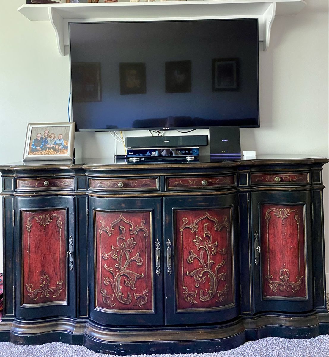 Tv Console solid wood