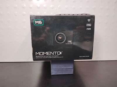 Momento M6 (MD-6200) Compact, Dual-Channel Front and Rear Dash Camera - NEW