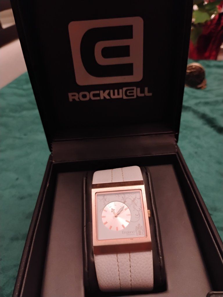 New. Rockwell Time Mercedes Series Leather Strap Watch with Original Box