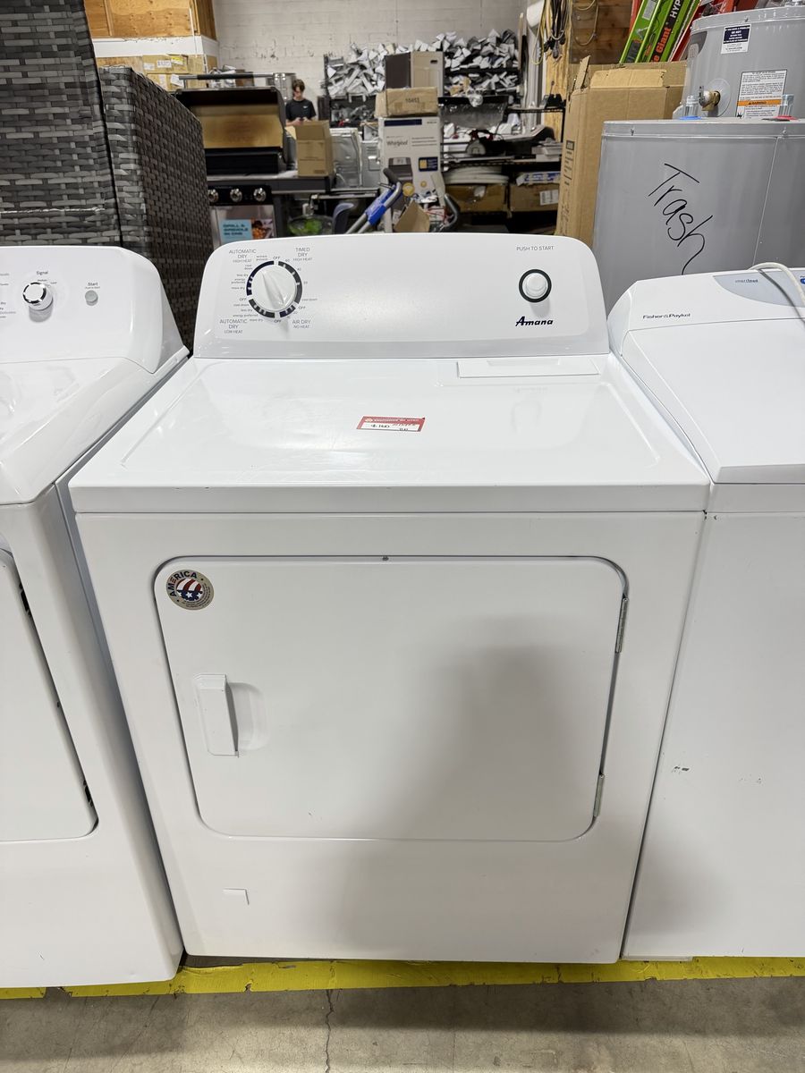 Amana White Electric Dryer - Gently Used, Great Condition