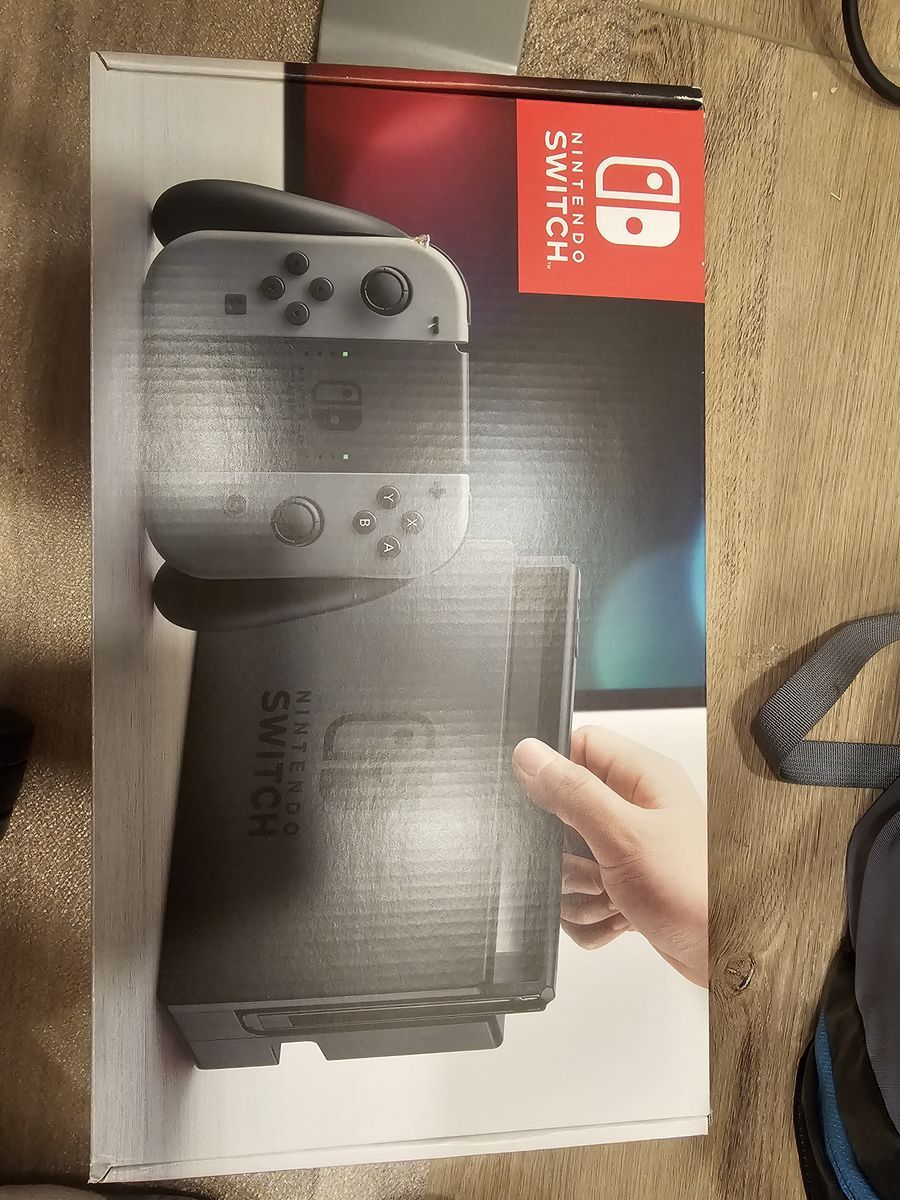 Original Nintendo Switch Console + MicroSD Card