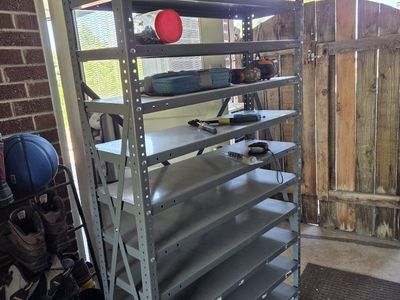 Metal shelving unit ULINE