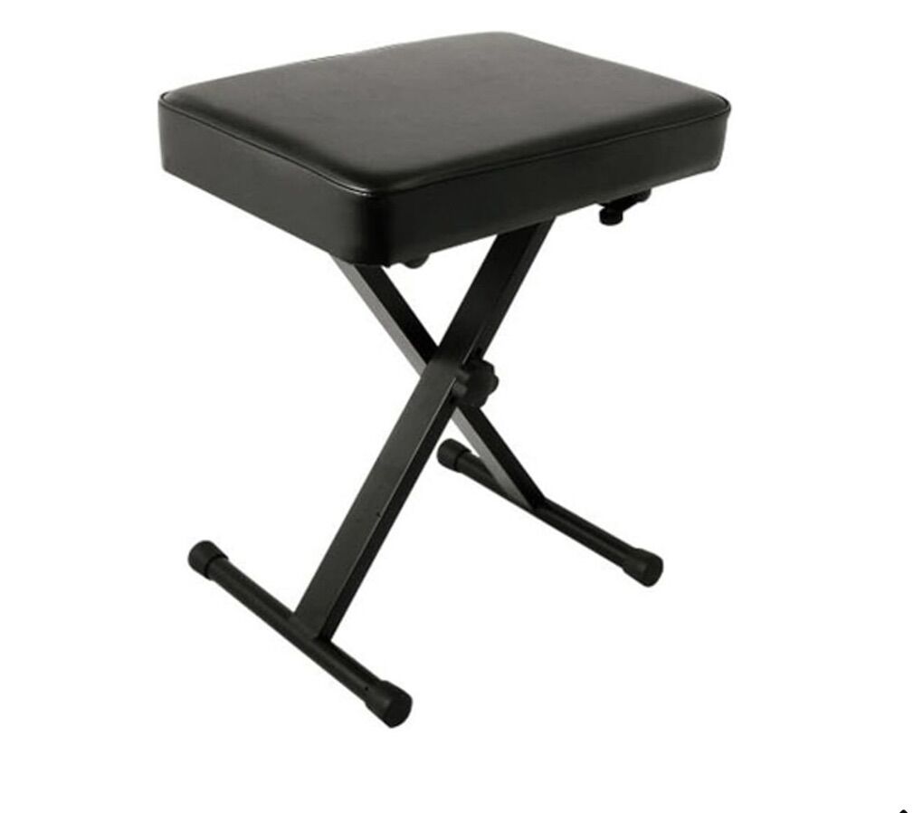 Foldable Adjustment Height Keyboard Bench