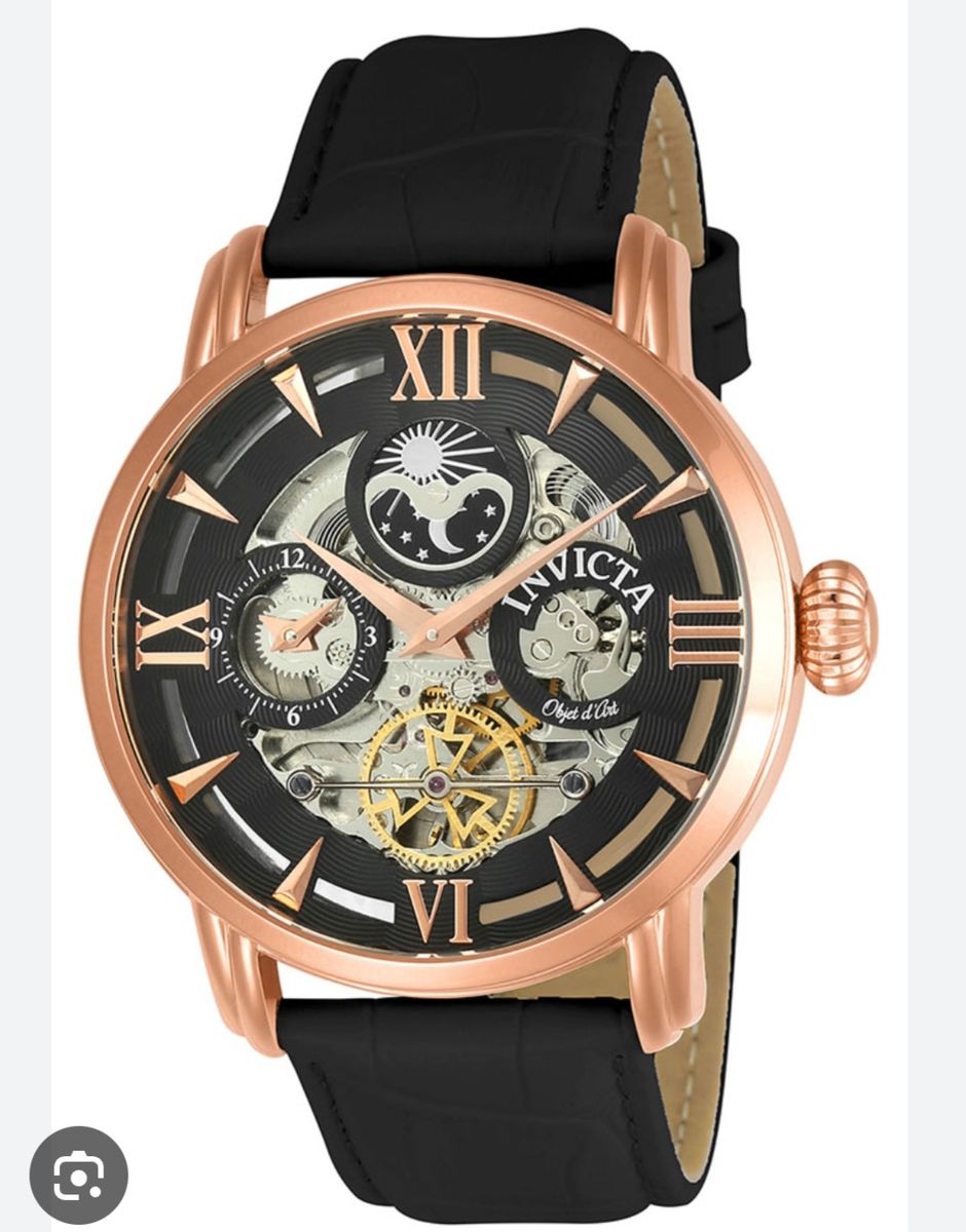 Invicta Skeleton Automatic Watch – Like New w/ Box