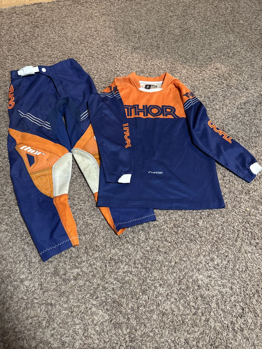 Youth Thor Motocross Pants 22Y And M Jersey