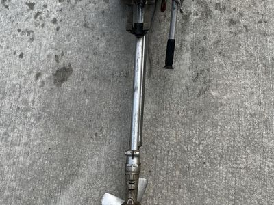 Antique British Seagull outboard motor