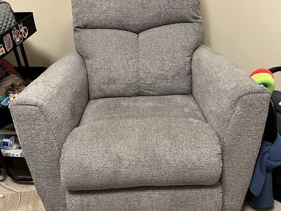 LaZboy gray power recliner/rocking chair