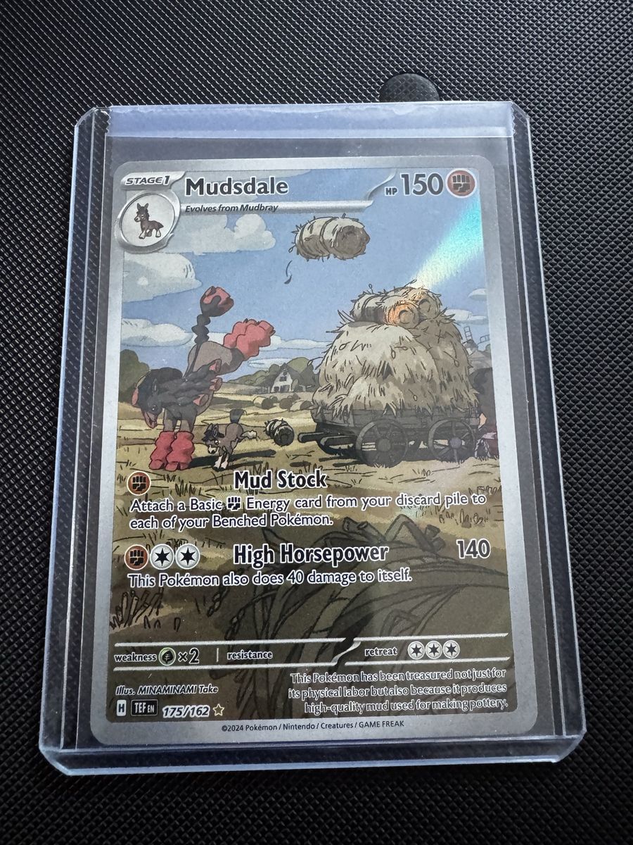 Mudsdale 175/162 Illustration Rare Pokémon Card Temporal Forces