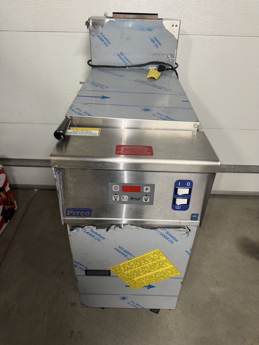Pitco Frialator Solstice Filter Drawer System Restaurant Commercial Deep Fryer Filtration
