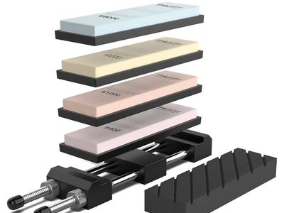 NEW Retails $69.99 THLEITE Professional Whetstone Grit 400/1000/3000/8000 Knife Sharpening Stone Set