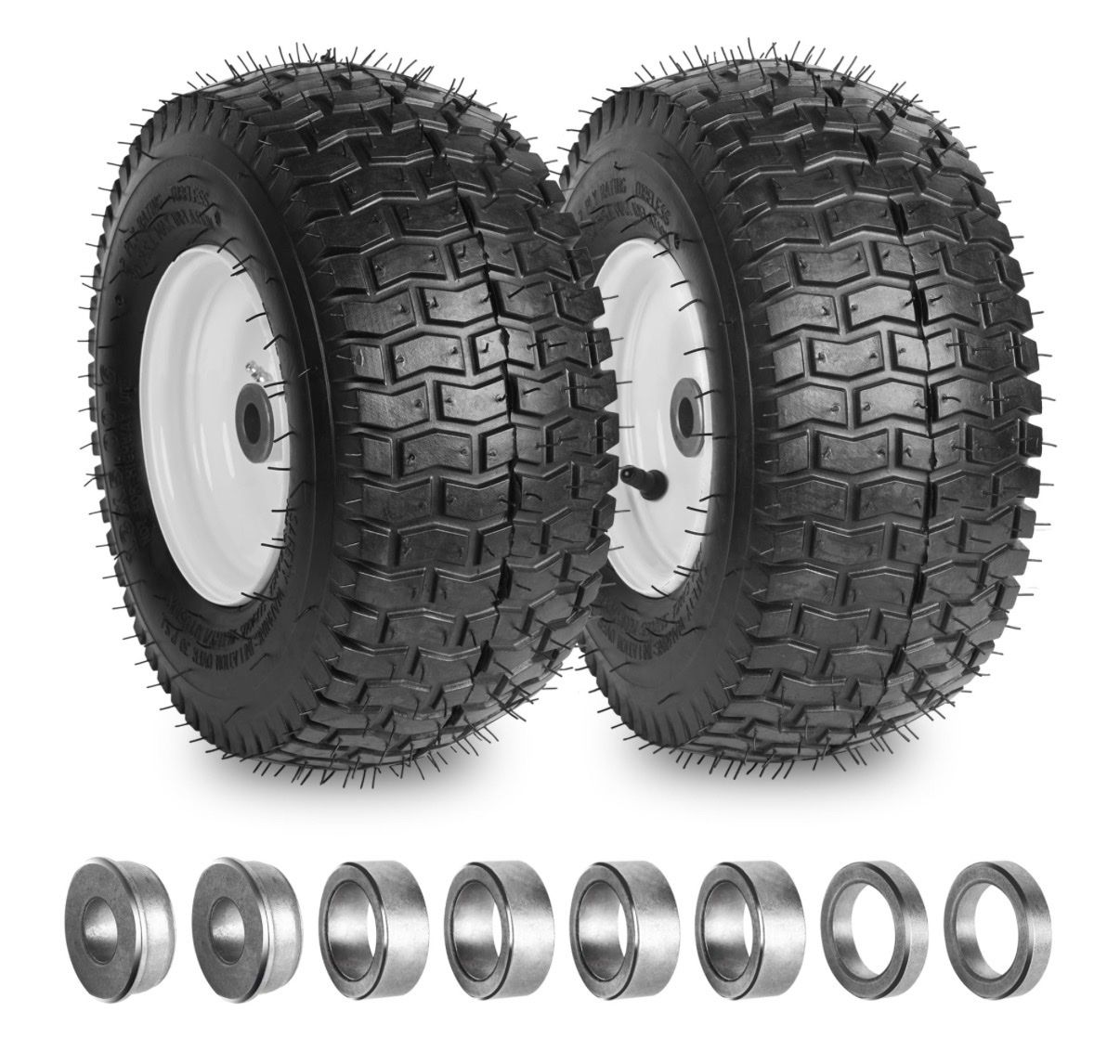 NEW! 13x5.00-6 nhs Lawn Mower Tire and Wheels Tubeless