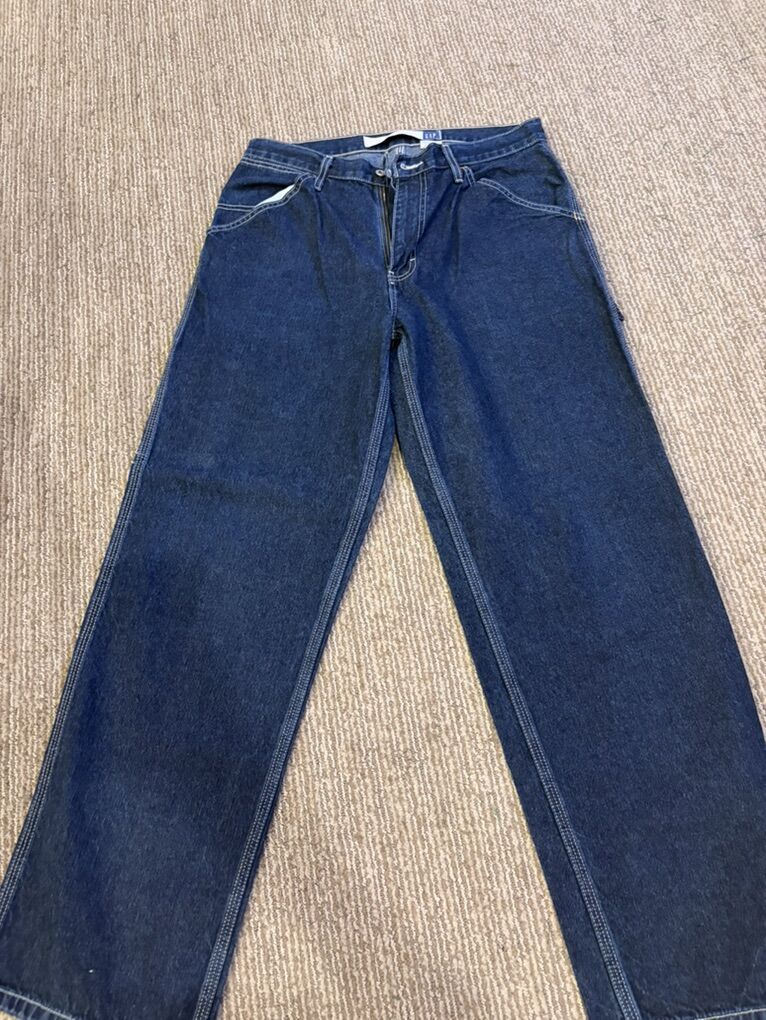 Gap Men’s Carpenter Dark Wash Jeans 32x32