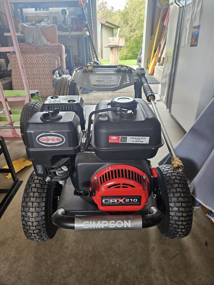 Simpson 3500 PSI power washer