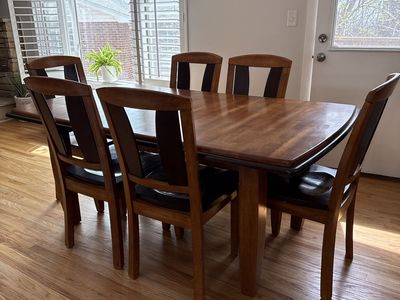 All Wood Dining Room Table