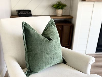 Beautiful | Green | Throw Pillow | Accent Pillow