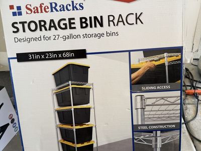 Safe racks storage bin rack - brands new in box