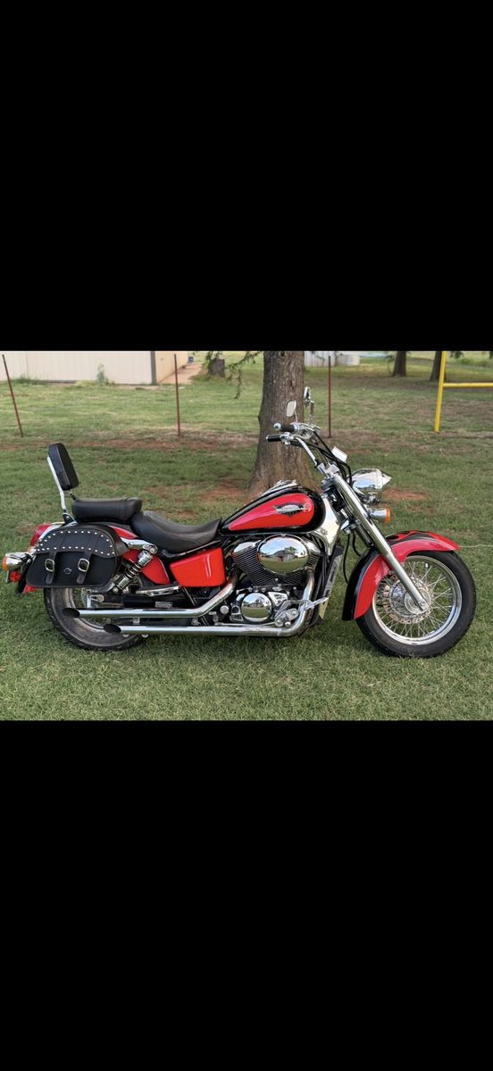 2000 Honda Shadow ACE 750 Cruiser Motorcycle - 15,794 Miles - Red/Black