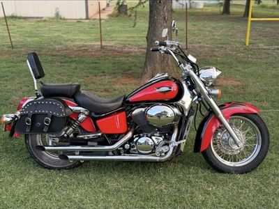 2000 Honda Shadow ACE 750 Cruiser Motorcycle - 15,794 Miles - Red/Black