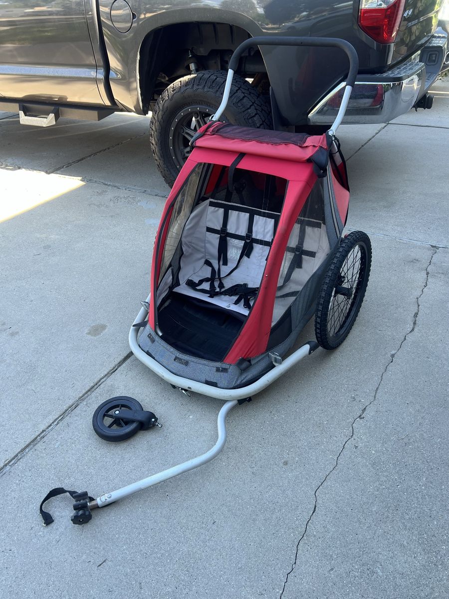 Stroller bike trailer 