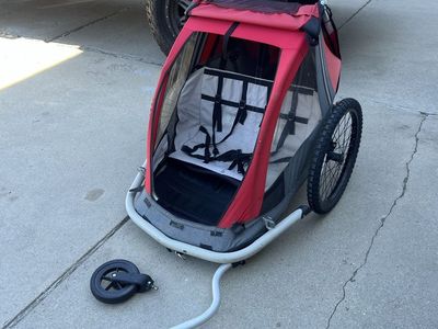 Stroller bike trailer