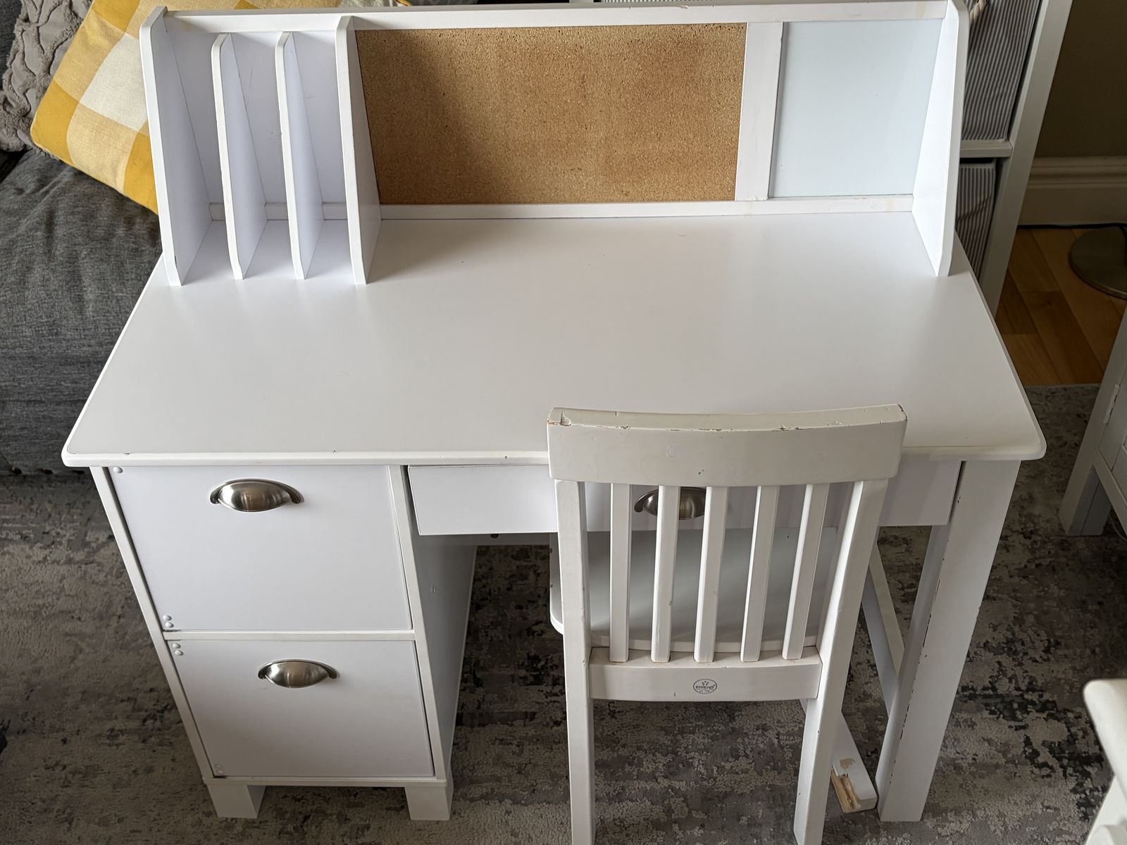 Cute White Children's Desk