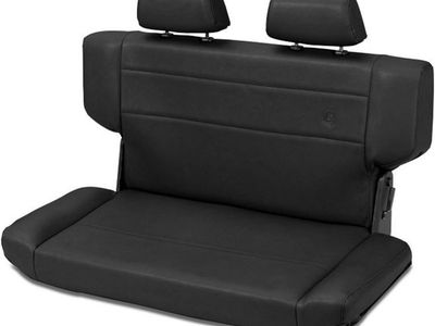 Jeep 1997-2006 Wrangler, (Classic Bronco's). Rear Fold-N-Tumble Black Crush Rear Seat