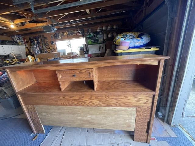 Oak King Size Headboard